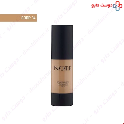 کرم پودر پمپی دتوکس spf 15 کد 14 35 میلی لیتری نوت