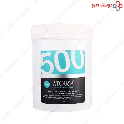 پودر دکلره سفید 500 گرمی آتوسا