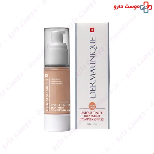 کرم رنگی مغذی و آبرسان SPF30 انواع پوست 30 میلی لیتری درمایونیک