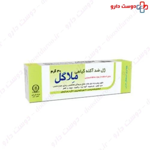 ژل ملاگل گل دارو