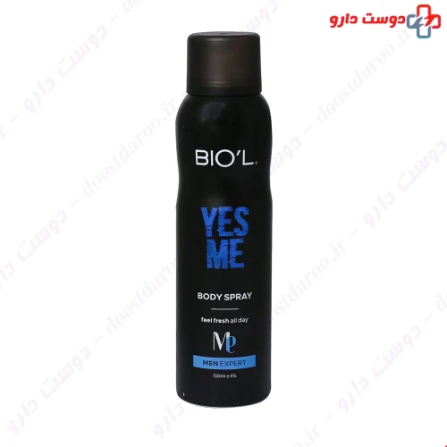 اسپری بدن مردانه مدل Yes Me حجم 150 میلی لیتری بیول