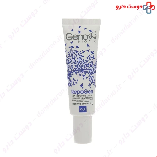 کرم مناسب پوست های آسیب دیده ژنو بایوتیک 30 میلی لیتری ژنوبایوتیک