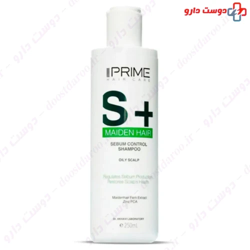 شامپو متعادل کننده چربی +S 250 میلی لیتری پرایم