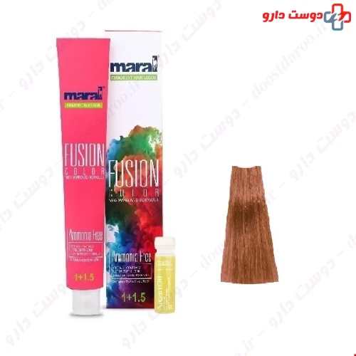 رنگ مو بدون آمونیاک رنگ زنجبیلی شماره 6.753 فیوژن 100 میلی لیتری مارال