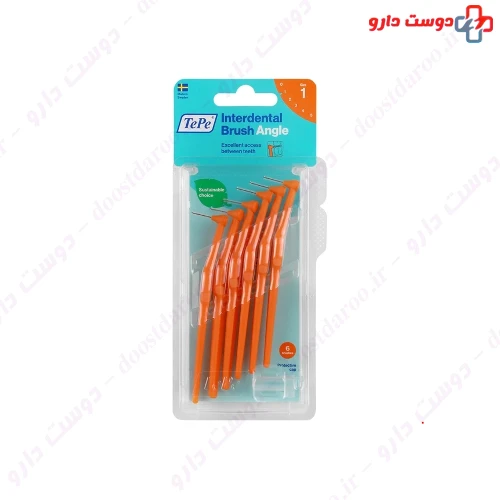 مسواک بین دندانی دسته دار سایز 1 تپه