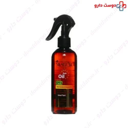 روغن برنزه کننده و ویتامینه SPF6 250 میلی لیتری سی گل