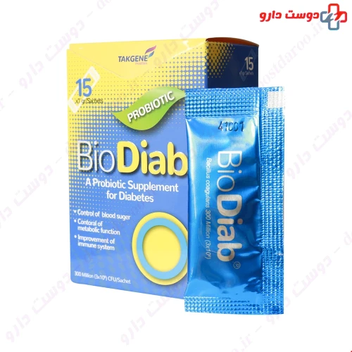 ساشه پروبیوتیک بایودایاب 15 عددی تک ژن فارما