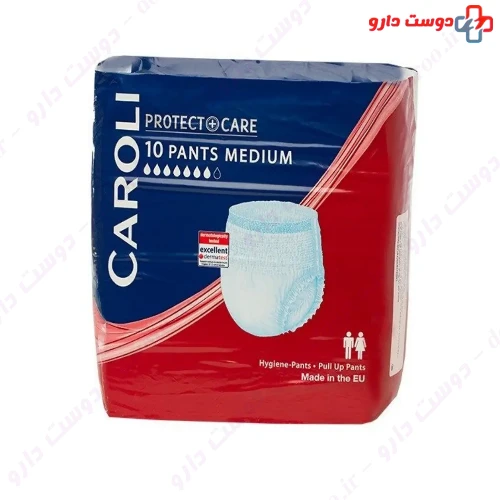 پوشینه شورتی بزرگسالان مدل Protect Plus Care Medium هفت قطره - بسته 10 عددی کرولی