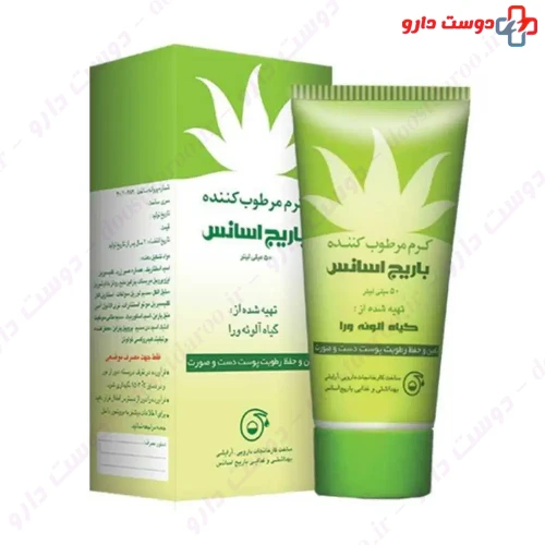 کرم مرطوب کننده حاوی آلوئه ورا 50 گرم باریج باریج اسانس