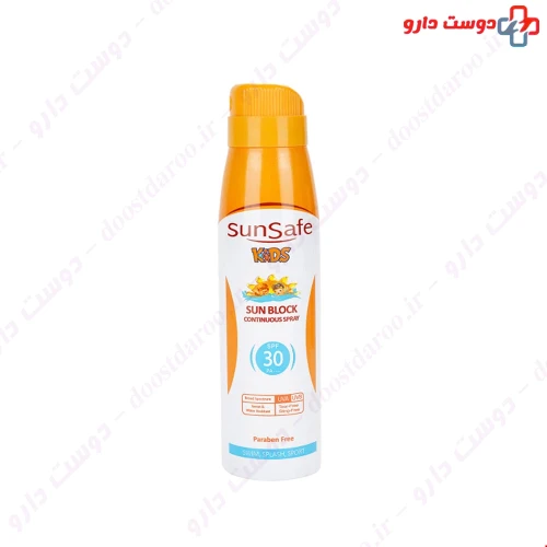 اسپری ضد آفتاب SPF30 کودکان 150 میلی لیتری سان سیف
