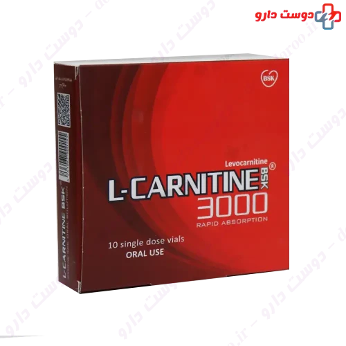 ویال ال کارنیتین 3000 10 عددی بی اس کی