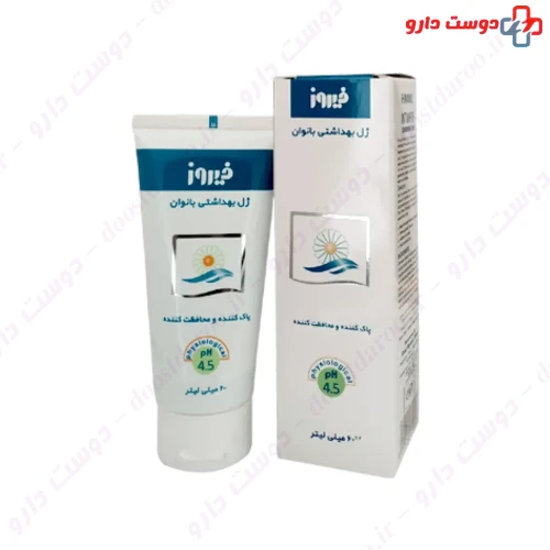 ژل بهداشتی بانوان 60 میلی لیتری فیروز