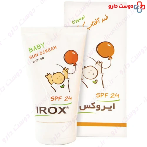 لوسیون ضد آفتاب کودکان SPF24 150 گرمی ایروکس