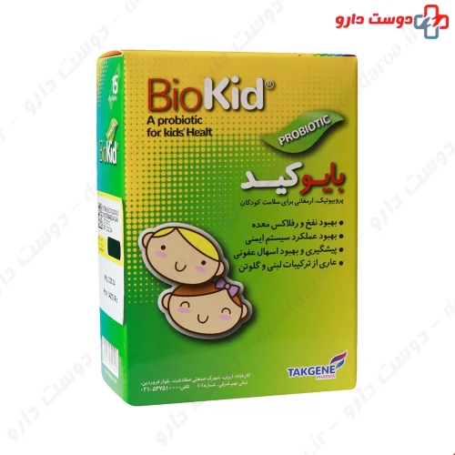 ساشه پروبیوتیک بایوکید 15 عددی تک ژن فارما