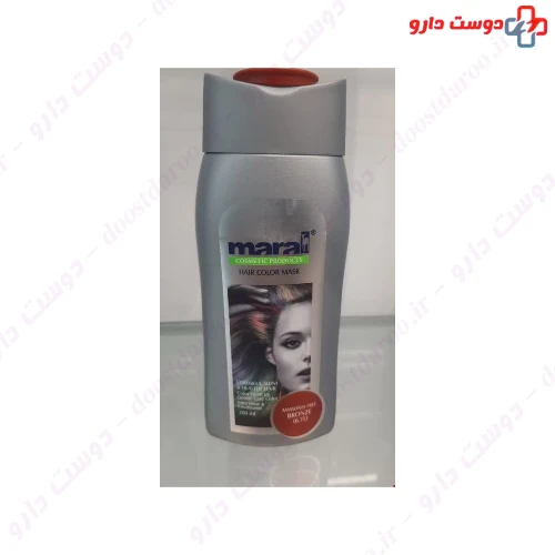 شامپو رنگساژ شماره 6.75 رنگ برنز 200 میلی لیتری مارال