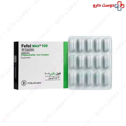 کپسول ففول مکس 100 30 عددی اینترافارم