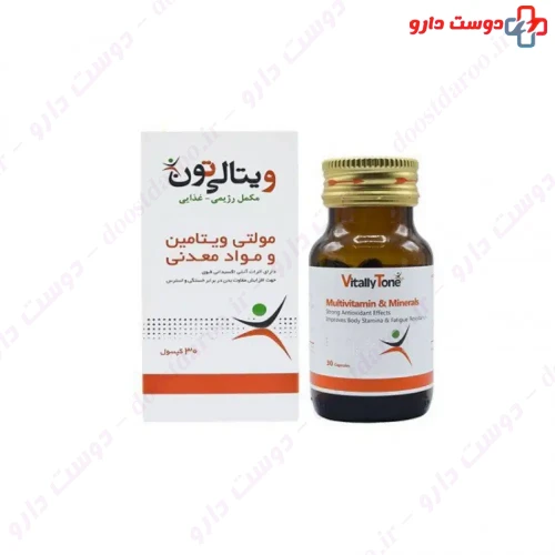 کپسول مولتی ویتامین و مینرال 30 عددی ویتالی تون