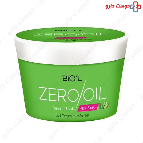 کرم ژل مرطوب کننده Zero Oil حاوی عصاره آلوئه ورا 200 میلی لیتری بیول