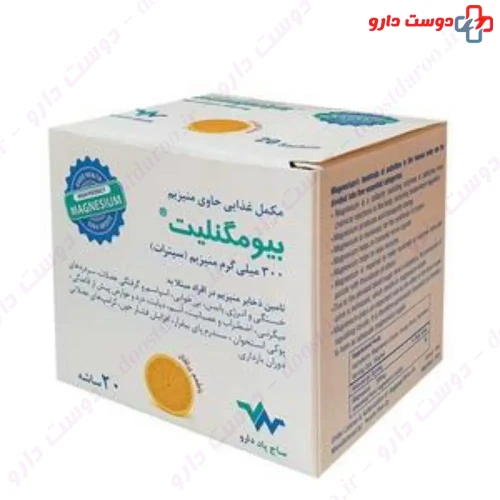 ساشه منیزیم بیومگنلیت ۲۰ عددی ساج پاد دارو