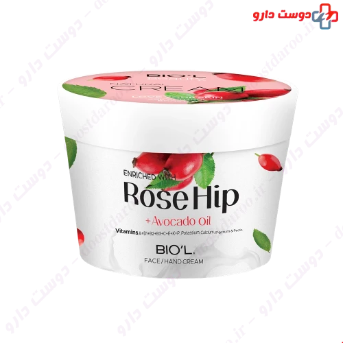 کرم دست و صورت مدل Rose Hip 200 میلی لیتری بیول