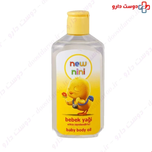 روغن بدن کودک 200 میلی لیتری نیو نی نی