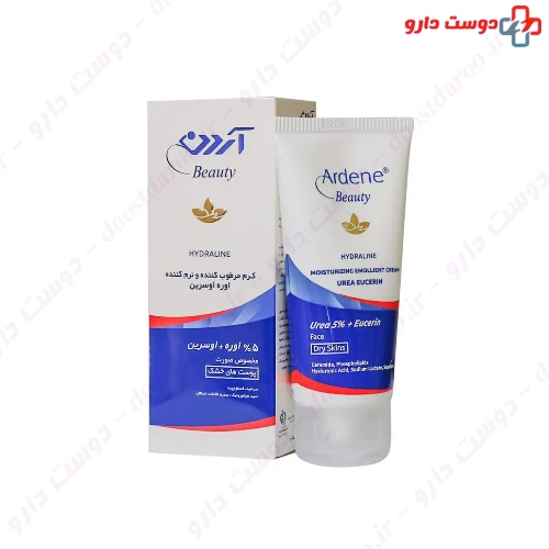 کرم مرطوب‌کننده پوست خشک اوره 5 درصد 50 میلی لیتری آردن