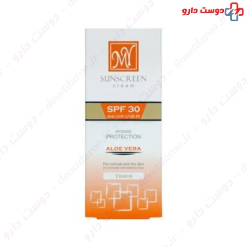 کرم ضد آفتاب SPF30 مناسب پوست نرمال و خشک 50 میلی لیتری مای