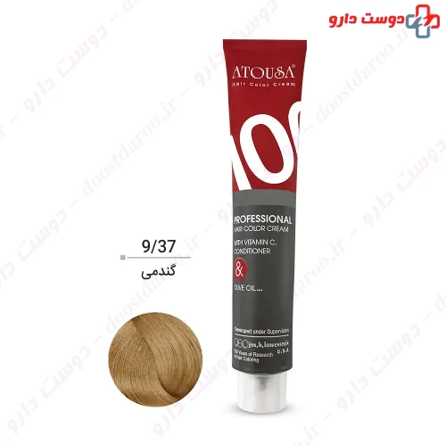 رنگ مو سری ترکیبی گرم 100 میلی لیتری آتوسا