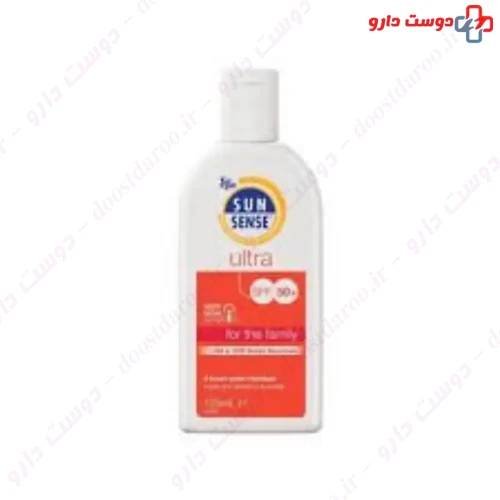 لوسیون ضدآفتاب سان سنس اولترا میلک SPF50 125 میلی لیتری ایگو