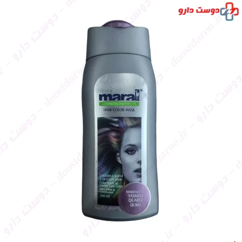 شامپو رنگساژ شماره 8.90 رنگ یاسی کوارتز 200 میلی لیتری مارال