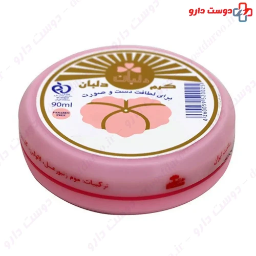 کرم مرطوب کننده مدل 77 90 میلی لیتری دلبان