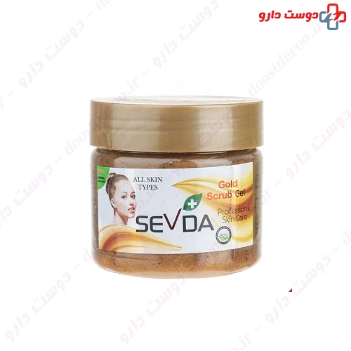 ژل اسکراب طلایی 250 میلی لیتری سودا