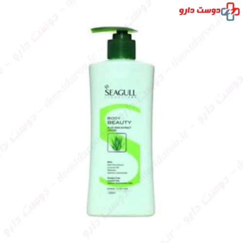 لوسیون مرطوب کننده حاوی عصاره آلوئه ورا 350 میلی لیتری سی گل