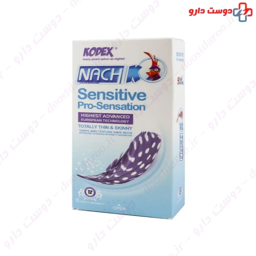 کاندوم فوق العاده نازک و حساس 12 عددی ناچ کدکس