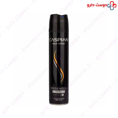 اسپری حالت دهنده و براق کننده مو مگا هلد 250 میلی لیتری کاسپین