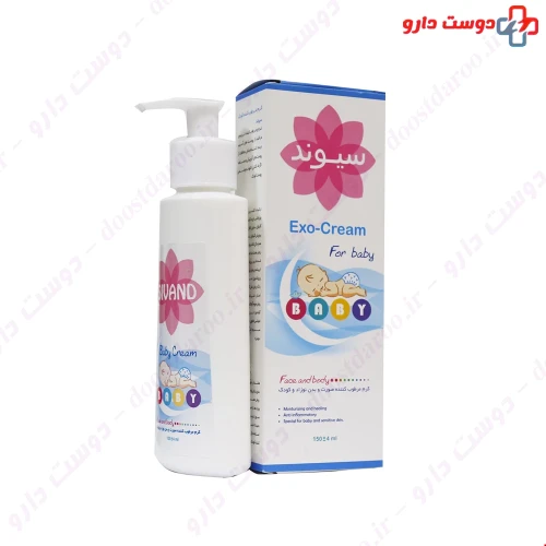 کرم مرطوب کننده صورت و بدن اگزو کرم کودک ۱۵۰ میلی لیتری سیوند