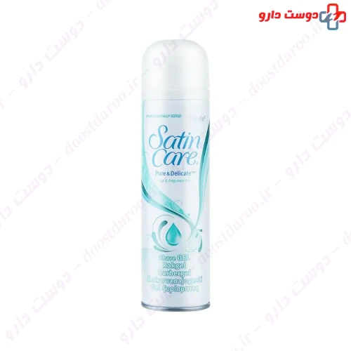 ژل اصلاح بانوان مدل ستین کر ژیلت