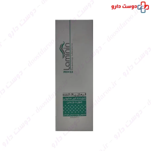 کرم ژل پاک کننده صورت و بدن کودکان 200 میلی لیتری لامینین