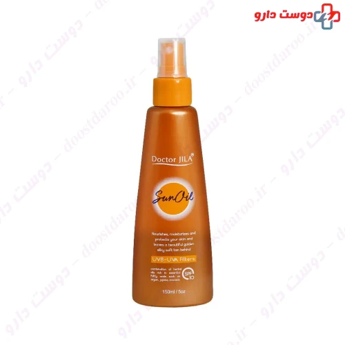 روغن آفتاب SPF10 150 میلی لیتری دکتر ژیلا