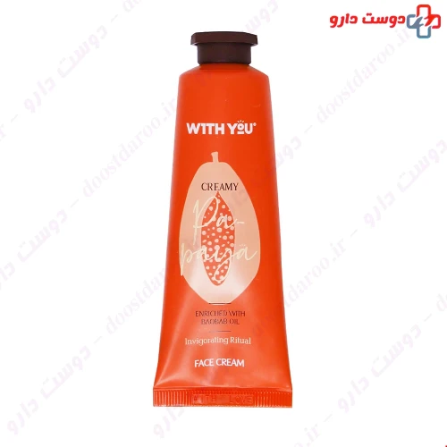 کرم مرطوب کننده صورت حاوی عصاره پاپایا و روغن بائوباب 50 میلی لیتری ویت یو