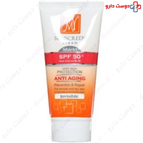 کرم ضد آفتاب SPF50 مناسب پوست های نرمال تا خشک 50 میلی لیتری مای