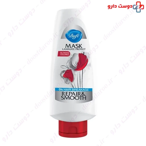 ماسک مو مناسب موهای دکلره و رنگ شده 300 میلی لیتری دافی