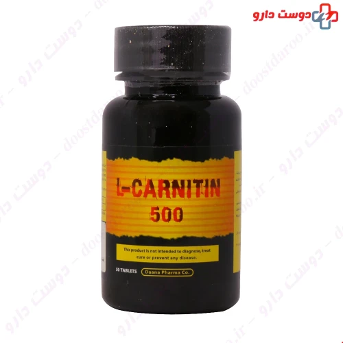 کپسول ال‌ کارنیتین 500 میلی گرم 50 عددی دانا