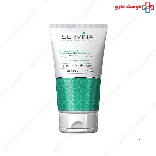ژل بهداشتی بانوان 150 میلی لیتری سروینا