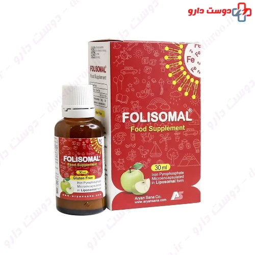 قطره آهن فولیزومال 30 میلی لیتری آریان سنا
