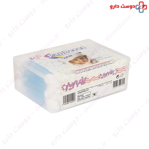 گوش پاکن بچه  مکعبی پنبه ریز