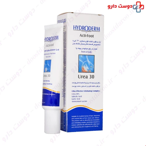 ژل مرطوب کننده قوی اوره 30 % اکتی فوت 30 میلی لیتری هیدرودرم
