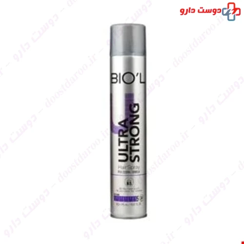 اسپری حالت دهنده مو مدل Ultra Strong 500 میلی لیتری بیول