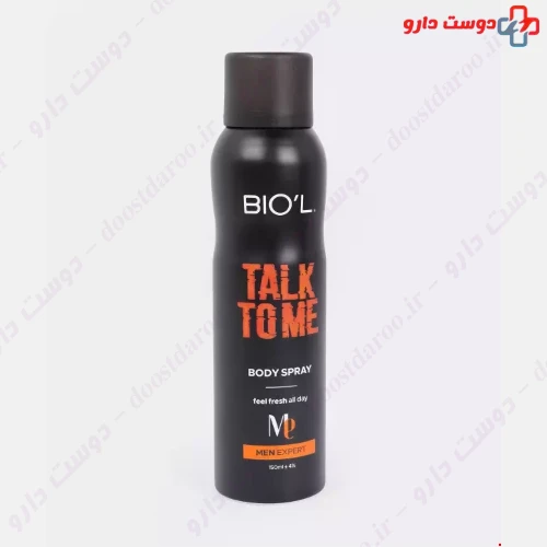 اسپری بدن مردانه مدل Talk To Me حجم 150 میلی لیتری بیول
