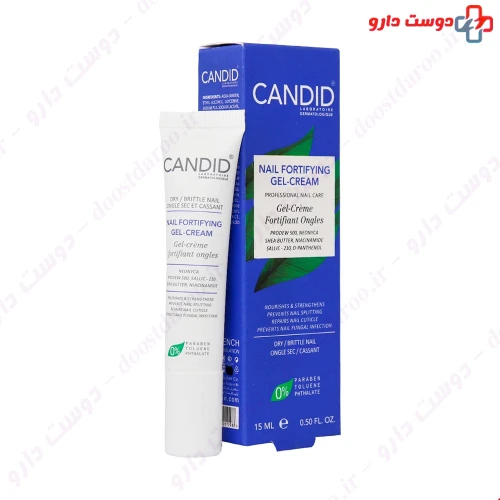 ژل کرم تقویت کننده ناخن 15 میلی لیتری کاندید